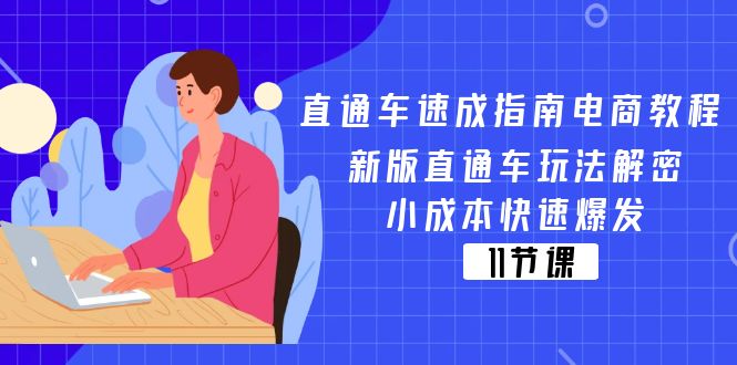 （11537期）直通车 速成指南电商教程：新版直通车玩法解密，小成本快速爆发（11节）-必智轻创社