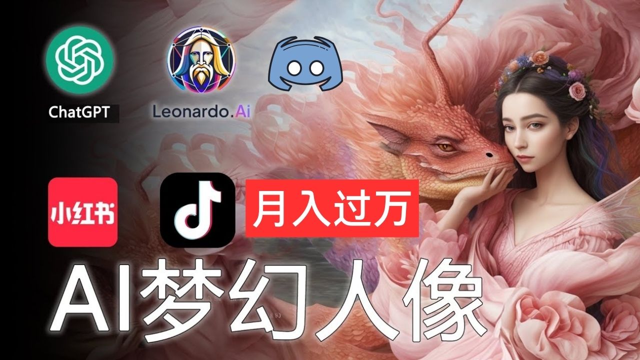 （11575期）AI摄影梦幻人像：零基础也能月入过万的秘密-必智轻创社