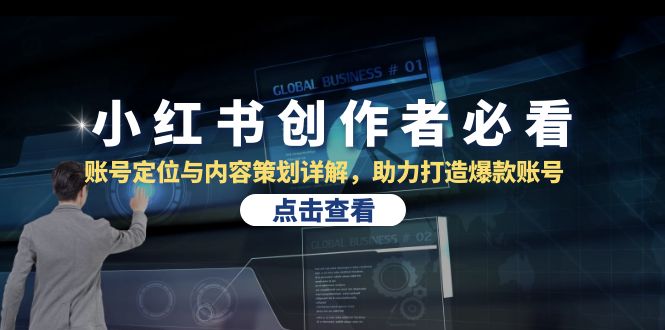 小红书创作者必看：账号定位与内容策划详解，助力打造爆款账号-必智轻创社