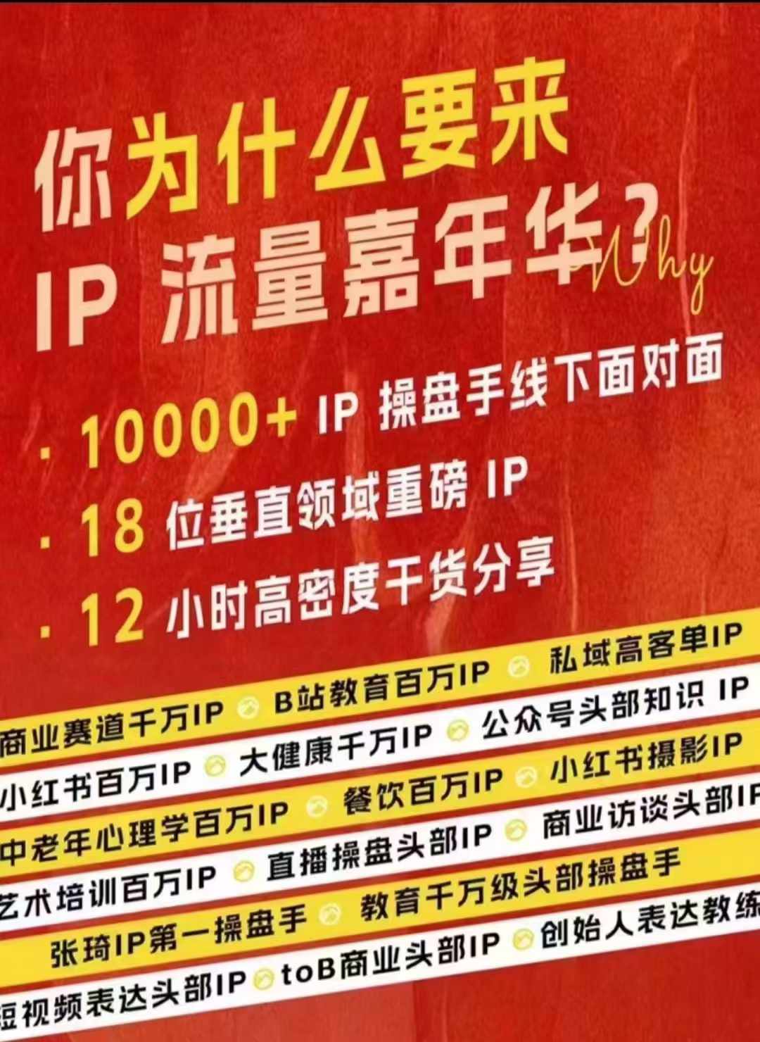 群响IP流量嘉年华，​现场视频+IP江湖2024典藏版PPT-必智轻创社