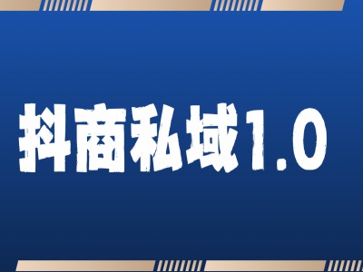 抖商服务私域1.0，抖音引流获客详细教学-必智轻创社