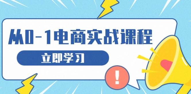 从零做电商实战课程，教你如何获取访客、选品布局，搭建基础运营团队-必智轻创社