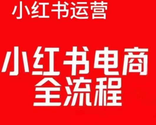 红薯电商实操课，小红书电商全流程-必智轻创社