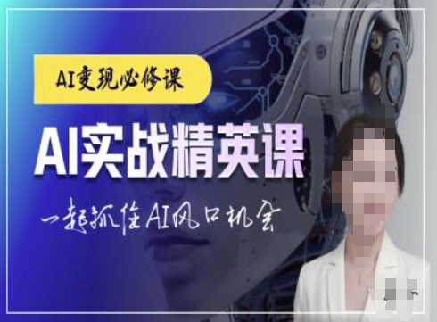 AI实战精英课，chatgptAI实战教程，一起抓住AI风口的机会-必智轻创社