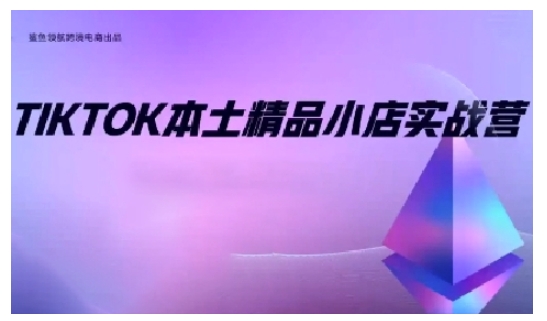TikTok本土精品小店出海实战营，从入门到高阶，不止0-1!-必智轻创社