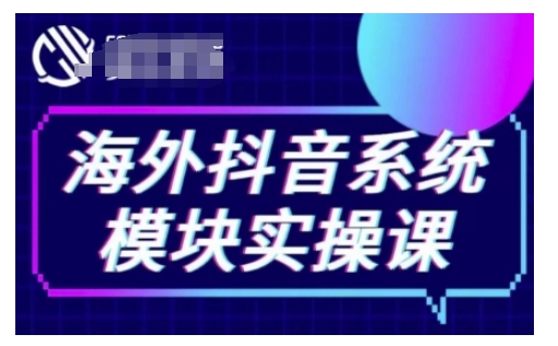 海外抖音Tiktok系统模块实操课，TK短视频带货，TK直播带货，TK小店端实操等-必智轻创社