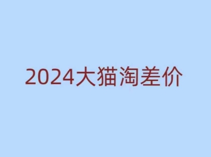 2024版大猫淘差价课程，新手也能学的无货源电商课程-必智轻创社