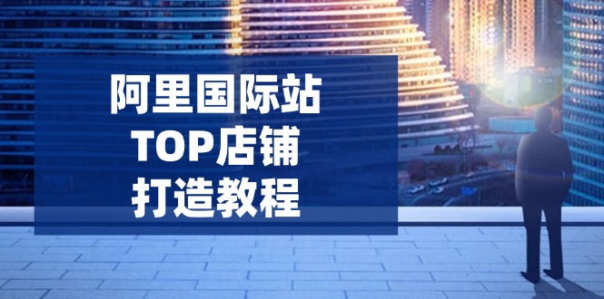 阿里国际站TOP店铺打造教程：涵盖平台到高阶，解决运营难题，提升询盘-必智轻创社