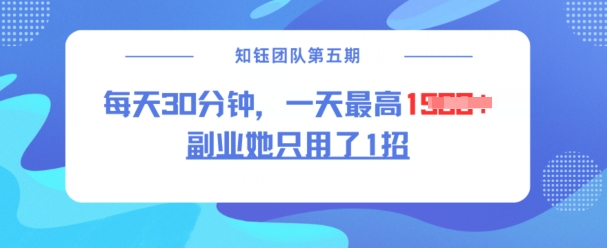 副业她只用了1招，每天30分钟，无脑二创，一天最高1.5k-必智轻创社