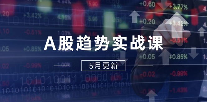 A股趋势实战课：主力动向+政策红利，2025全年策略5月更新-必智轻创社