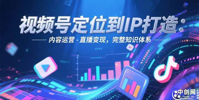 视频号定位到IP打造：账号搭建-内容运营-直播变现，完整知识体系-必智轻创社