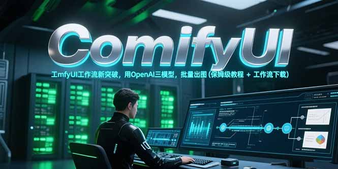 ComfyUI工作流新突破，用OpenAI三模型，批量出图(保姆级教程+工作流下载)-必智轻创社