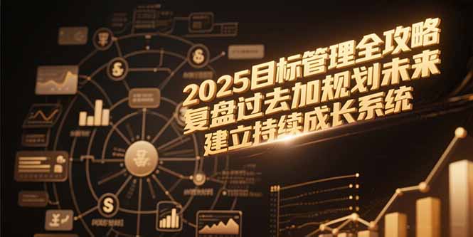 2025目标管理全攻略，复盘过去加规划未来，建立持续成长系统-必智轻创社