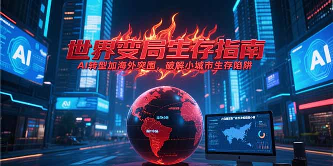 付费文章《世界变局生存指南，AI转型加海外突围，破解小城市生存陷阱》-必智轻创社