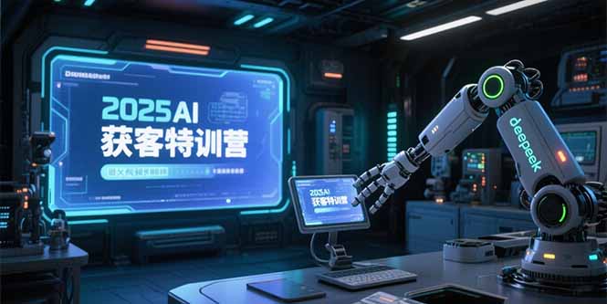 2025AI获客特训营，AI图文视频全制作，deepseek工具实操教学-必智轻创社
