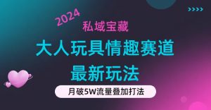 (11541期)私域宝藏:大人玩具情趣赛道合规新玩法,零投入,私域超高流量成单率高-必智轻创社