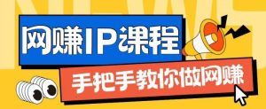 ip合伙人打造1.0,从0到1教你做网创,实现月入过万【揭秘】-必智轻创社