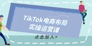 (12156期)TikTok电商布局实操运营课:从新手到精通,成为TikTok带货运营高手-必智轻创社