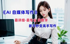 AI自媒体文章创作全网最详细教程，新手秒变写作高手，多方位发展-必智轻创社