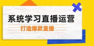 系统学习直播运营:掌握起号方法、主播能力、小店随心推,打造爆款直播-必智轻创社