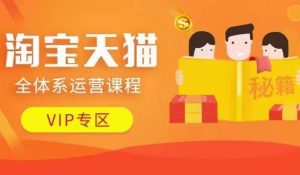 淘宝天猫全体系运营课程【9月24更新】，店铺全系运营、动销玩法、擦边球玩法等等-必智轻创社