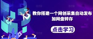 教你搭建一个网创采集自动发布加网盘转存-必智轻创社