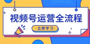 视频号运营全流程:起号方法、直播流程、私域建设及自然流与付费流运营-必智轻创社
