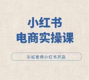 小红薯电商实操课，小红书开店实操必学课-必智轻创社