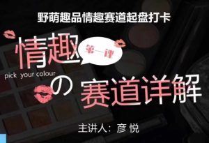 比高社群：情趣赛道训练营，野萌趣品情趣赛道起盘打卡，市场刚需项目-必智轻创社