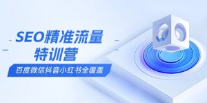 SEO精准流量特训营，百度微信抖音小红书全覆盖，带你搞懂搜索优化核心技巧-必智轻创社