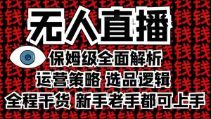 2025无人直播这么做就对了，保姆级全面解析，全程干货，新手老手都可上手-必智轻创社