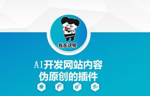 AI开发网站内容伪原创的插件，从零开始手把手教学-必智轻创社