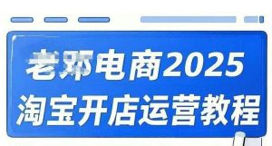 2025淘宝开店运营教程直通车，直通车，万相无界，网店注册经营推广培训视频课程-必智轻创社
