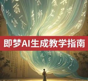 2025即梦ai生成视频教程,一学就会国内免费文字生成视频图片生成视频-必智轻创社