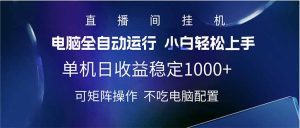 2025直播间最新玩法单机日入1000+ 全自动运行 可矩阵操作-必智轻创社