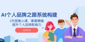 AI 个人品牌之路系统构建，3天密集小课，掌握精髓，提升个人品牌影响力-必智轻创社