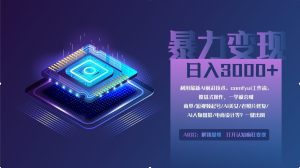 0基础用ComfyUI月入2万+的暴力变现法(软件+教程)-必智轻创社