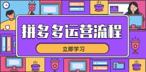 拼多多运营流程，从选品到流量，全链路运营技巧，助力店铺爆单-必智轻创社