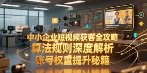 中小企业短视频获客全攻略，算法规则深度解析，账号权重提升秘籍-必智轻创社