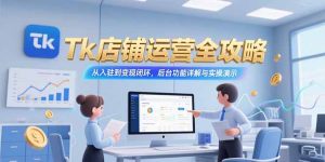 Tk店铺运营全攻略，从入驻到变现闭环，后台功能详解与实操演示-必智轻创社