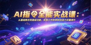 AI指令全能实战课：从基础概念到高级功能，实现工作效率和创造力双重提升-必智轻创社