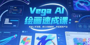 Vega AI绘画速成课：快速上手流程，核心功能解析，作品高效产出-必智轻创社